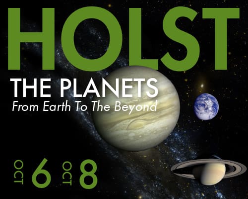 Holst the planets concert art Oct 6 and Oct 8 2024